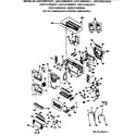 GE AZ31H15D3DV5 motor, compressor & system components diagram