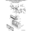 GE AZ31H15E4DV1 controls & grill assembly diagram
