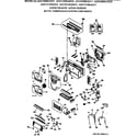 GE AZ31H15E4DV1 motor, compressor & system components diagram