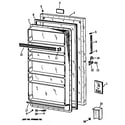 GE FP14DSBRWH door diagram
