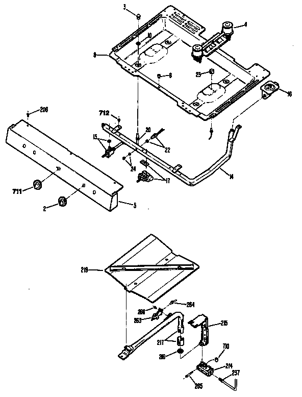 GE JGBS04PR1 burners diagram