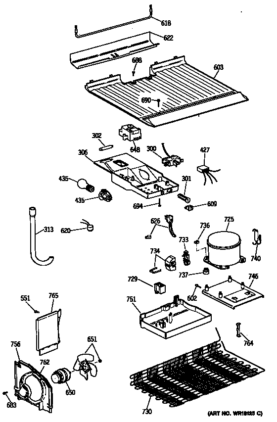 GE TBX14MASCRAD unit diagram