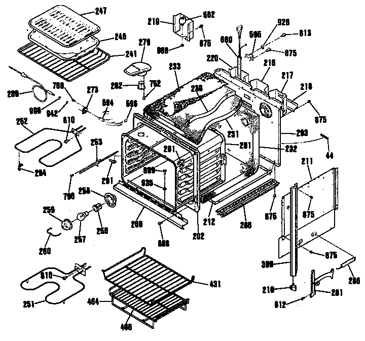 GE JKP17WP1WG oven diagram