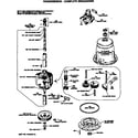 GE WWA3650SALHA transmission - complete breakdown diagram