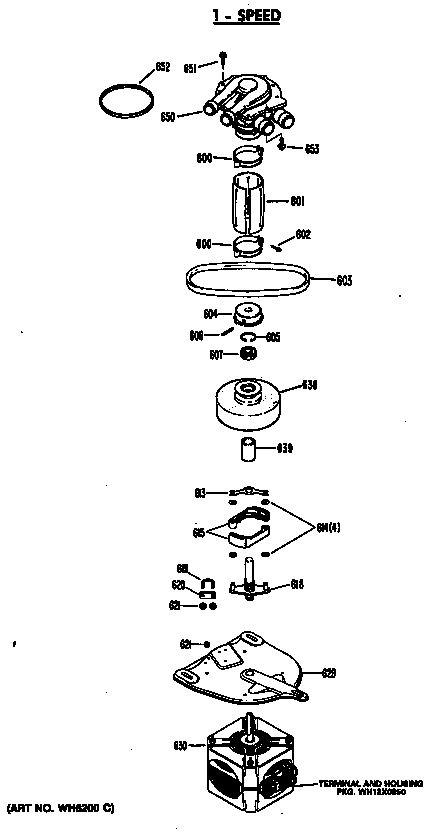 GE WWA3657SALHA 1-speed diagram