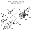 GE JGP641ES1 blower diagram