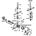 GE GSD550T-60BW motor-pump mechanism diagram