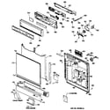 GE GSD2800S56 door diagram