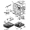 GE GSD2800S56 tub/racks diagram