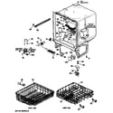GE GSD680T-60WW tub/racks diagram