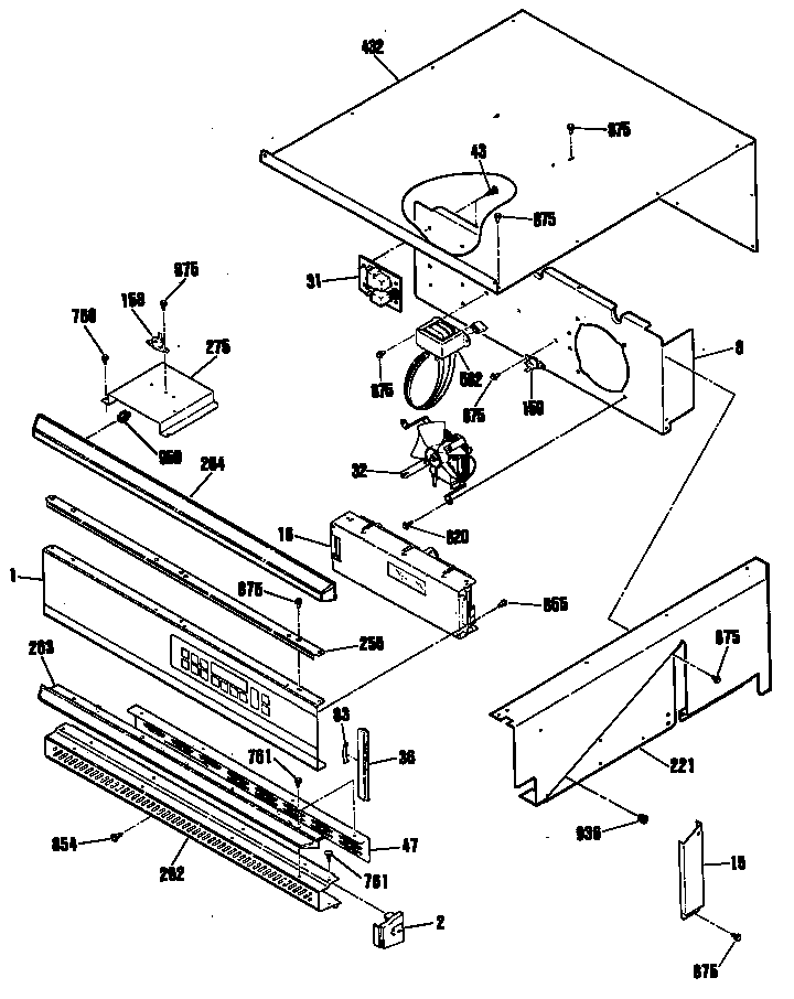 GE JKP18AS1AA fan diagram