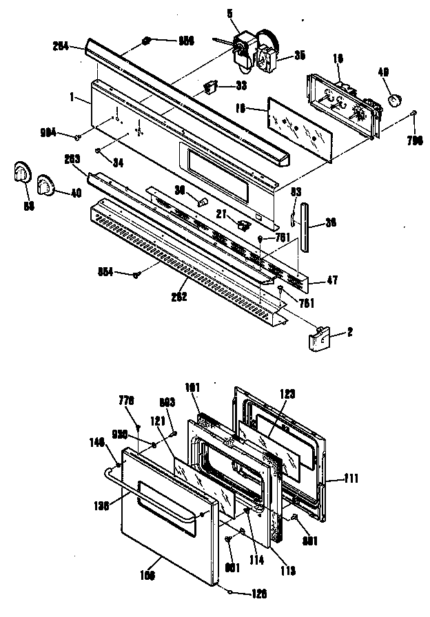 GE JKS05P3WH door diagram
