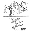 GE DDG7980SAL gas valve & burner asm. diagram