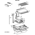 GE TBX21GASMRAD shelf parts diagram