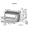 GE TBX24JISKRWH freezer door diagram
