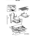 GE TBX24JISKRWH shelf parts diagram
