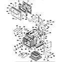 GE JMS10GR2AD door/oven diagram