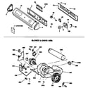 GE DDE8505SAMWW backsplash assembly diagram