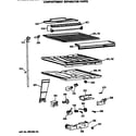 GE TBX18SISGLAD compartment separator parts diagram