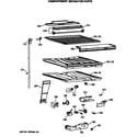 GE TBX21SASRRAD compartment separator parts diagram