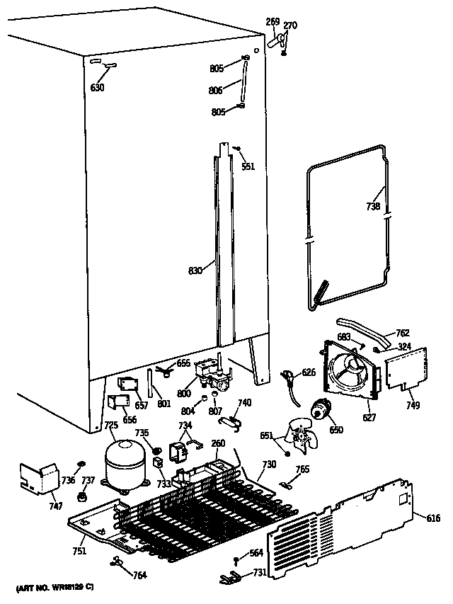 GE TFG24ZESCWH unit diagram