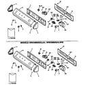 GE WWA8610SALWW control panels diagram