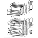 GE TBX16SISJRAD doors diagram