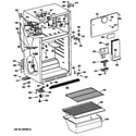 GE TBX16SISJRAD cabinet diagram