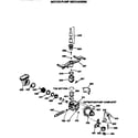 GE GSD1930T60WW motor-pump mechanism diagram