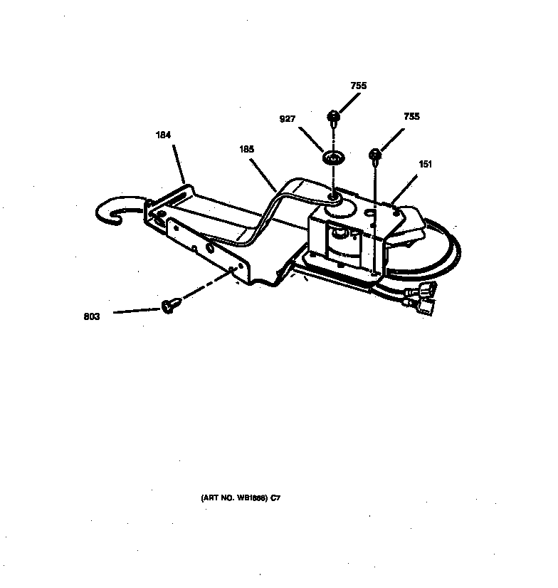 GE JRP24BW1BB lock diagram