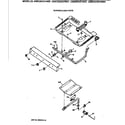 GE JGBS20GEV4WH burner & gas parts diagram