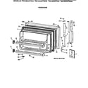 GE TBX18DAXFRAA freezer door diagram