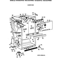 GE TBX18DAXFRAA cabinet parts diagram