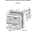 GE TBX19JIXGRAA fresh food door diagram