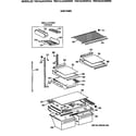GE TBX19JIXGRAA shelf parts diagram