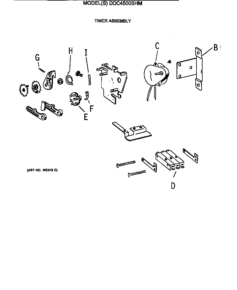 GE DDC4500SHM timer diagram