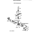 GE GSC1200X03 motor-pump mechanism diagram