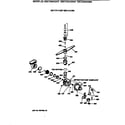 GE GSC700X02WH motor-pump mechanism diagram