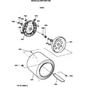 GE DDP1380TAM drum diagram