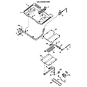 GE JGBP26WEV3WW gas & burner parts diagram
