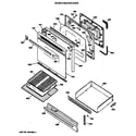 GE JGBP26WEV3WW door & drawer parts diagram