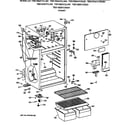 GE TBX16SIYCRAD cabinet diagram