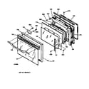 GE JK950BA1BB door diagram