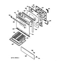 Kenmore 36275498990 door & drawer parts diagram