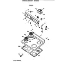 GE JBS16GV2 cooktop diagram