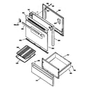 GE JBS03GS2 door/drawer diagram