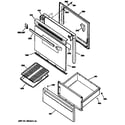 GE JBS07T1 door/drawer diagram
