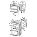 GE TBF17BBBR doors diagram