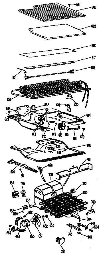 GE TBF21DBBR unit diagram