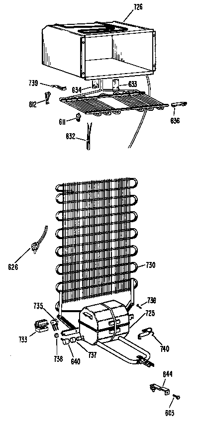 GE TB12SFBR unit diagram